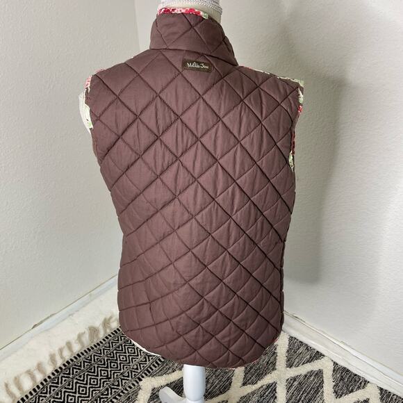 Matilda Jane Sydney Reversible Vest Corduroy Trim Women Size xSmall Floral Print - Picture 5 of 6